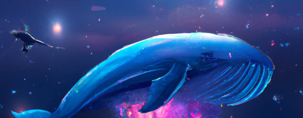 A large whale.